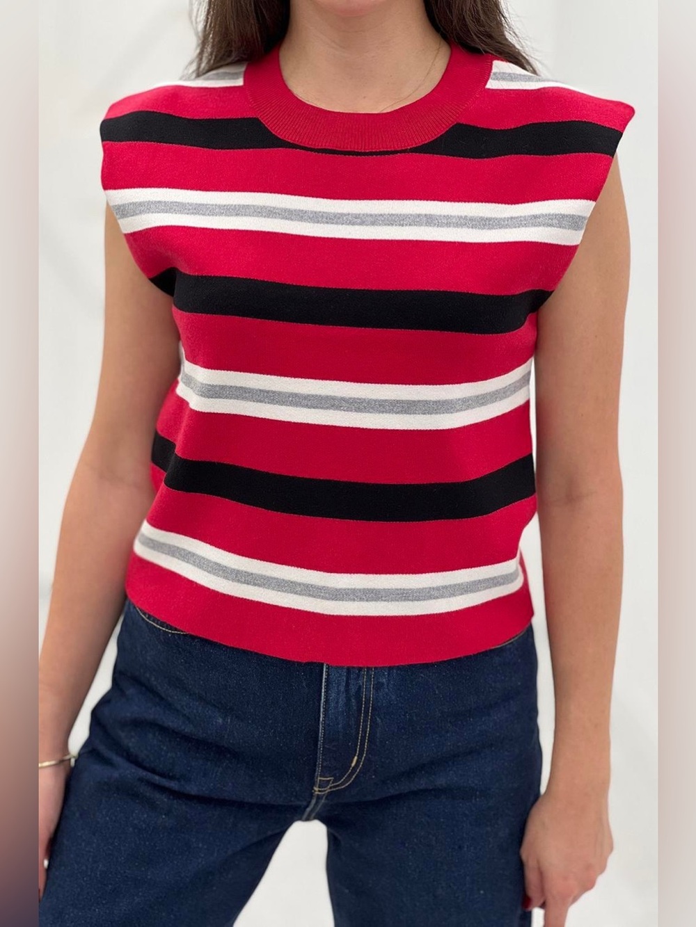 Anthropologie  Maeve "Noah Muscle Sweater Tank” Tank Knit Sweater Top Women’s XS